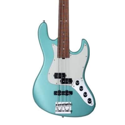 Sadowsky MetroExpress 21 Fret Hybrid PJ Bass 4 String, Sage Green Metallic, Morado Board image 8