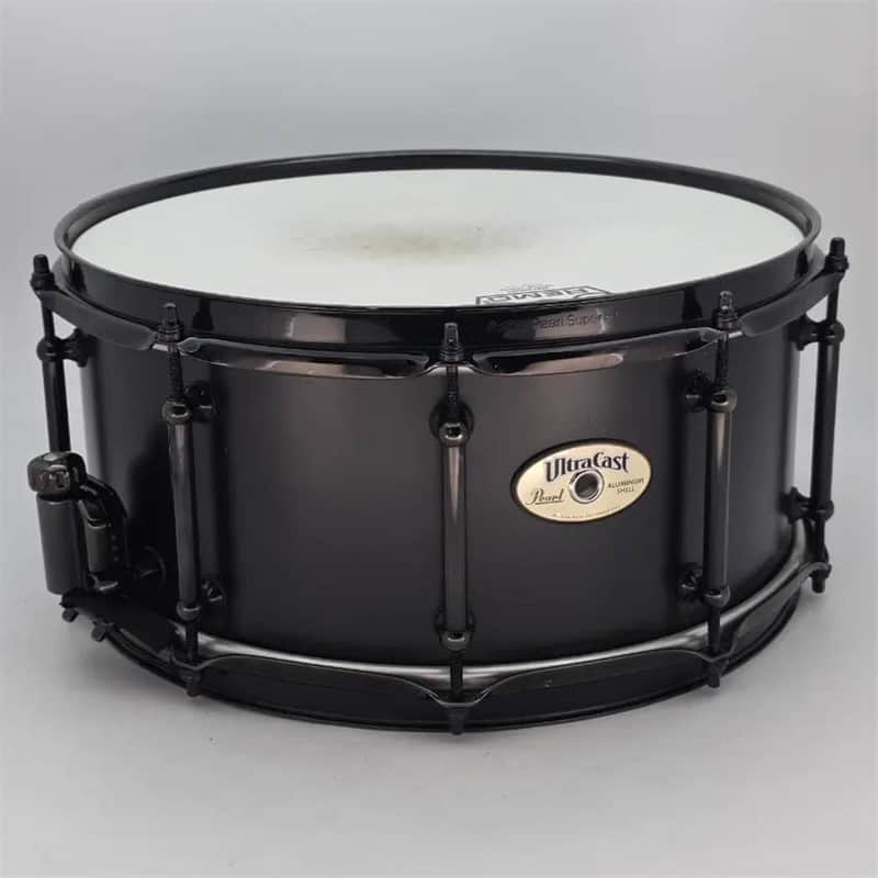 Used Pearl UltraCast 3mm Cast Aluminum Snare Drum 14x6.5 - Excellent image 1