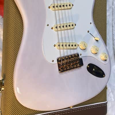 NEW! Fender American Vintage II 1957 Stratocaster - White Blonde Ash - AAA Flamed Maple Neck - Gold Hardware - Authorized Dealer - 8.1lbs - G06569 image 7