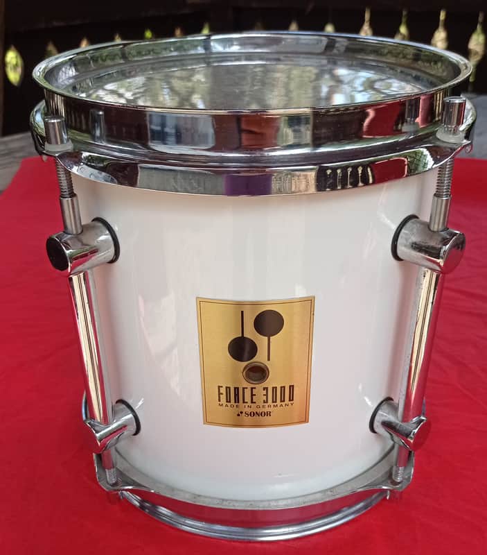 Ultra Rare Vintage Sonor Force 3000 8x8" Virgin Tom - Made in Germany - Snow White image 1