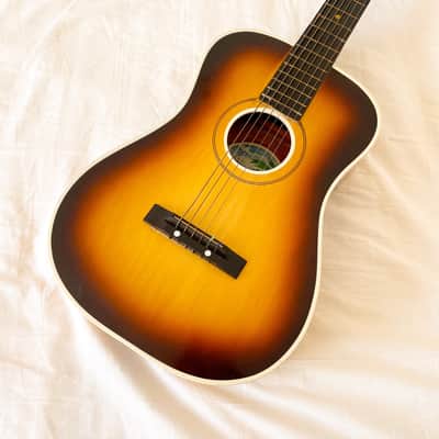 🎸 Vintage 1950s/60s Lark Toy Guitar – Shanghai, China – 19,5" Scale – Sunburst Finish image 5
