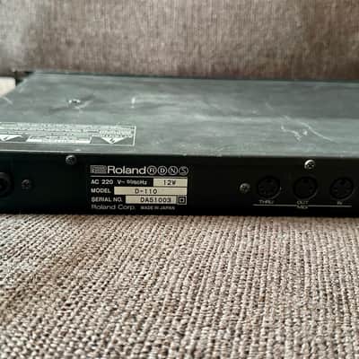 Roland D-110 Multi Timbral Sound Module 1988 - 1991 - Black image 7