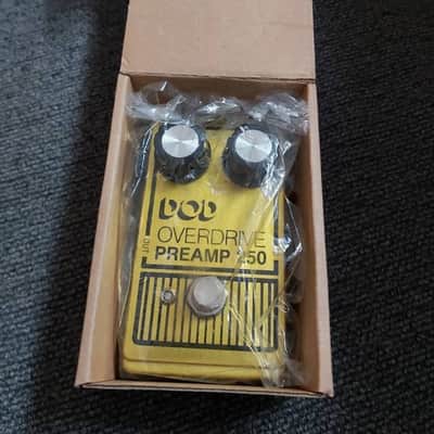 DOD Overdrive Preamp 250 Reissue 1995 - Present - Yellow image 1