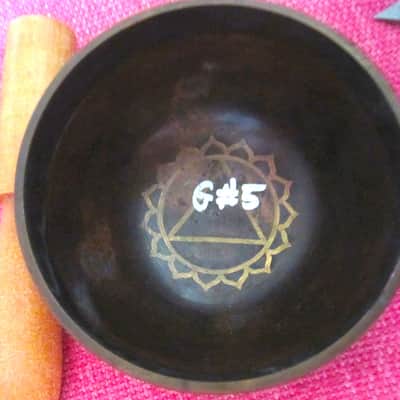 Japanese Rin Singing Bowl Cup Chime Bell with Striker - Vintage image 2