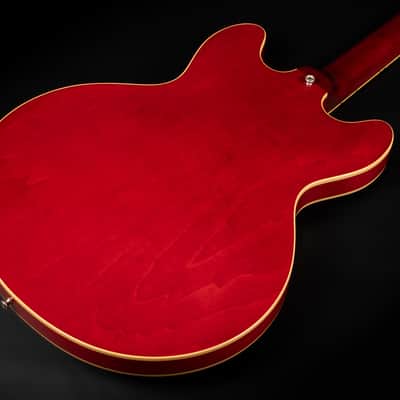 2014 Gibson Custom Shop 50th Anniversary '63 ES-335TDC VOS - Faded Cherry | USA Memphis 1963 Reissue Block Inlays 3.56kg | CoA OHSC image 13