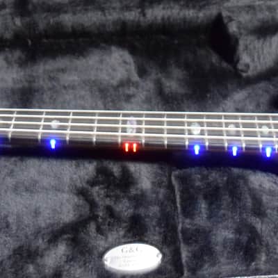 Alembic Stanley Clarke Signature Brown Bass, Natural Flamed Walnut w/ Ebony and LED's *OLD PRICE! image 10