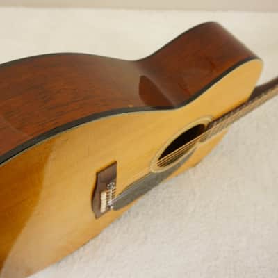 Vintage 1970s Penco A-6 Natural 000 Acoustic Guitar Hoshino Gakki MIJ image 19