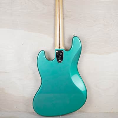 Fender JB75-US Jazz Bass Reissue CIJ w/ Matching Headstock 2008 Ocean Turquoise Metallic  w/ Gig Bag image 3