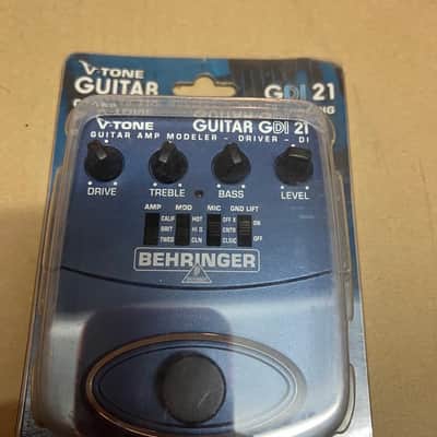 Behringer V-Tone Guitar GDI21 Amp Modeler / DI Box - NON-FUNCTIONING image 2