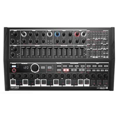 Arturia MINIBRUTE2SBK Limited Edition MiniBrute 2S Semi-modular Analog Sequencing Synthesizer, Black
