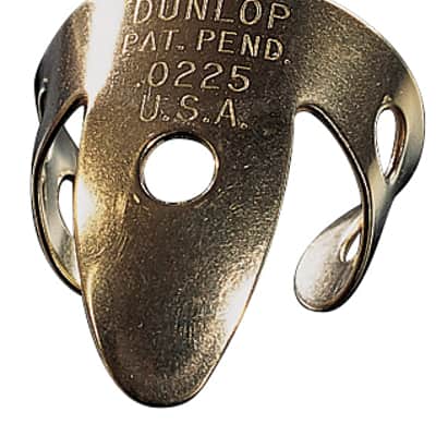 Dunlop 37R BRASS FINGER .025 - TUBO 20 PLETTRI image 1