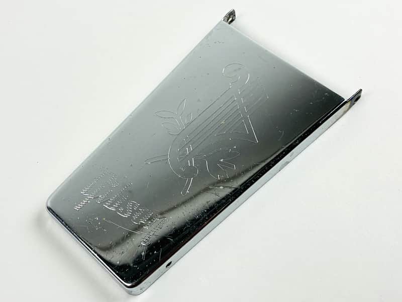 Gibson Vintage Firebird Lyre Vibrola Cover – Chrome – 1960s image 1