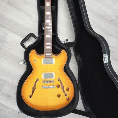 Harley Benton HB-35 Plus Vintage Series - Lemon Drop - Upgraded image 1