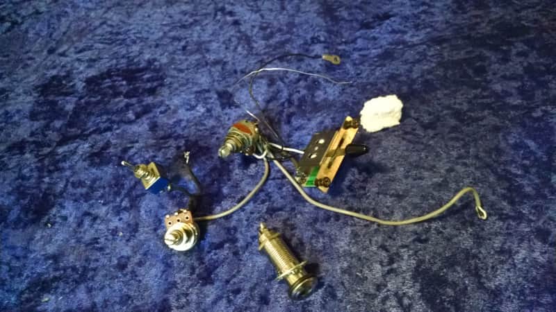 1990s Ibanez RG Wiring harness modded image 1