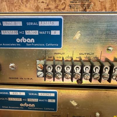 Orban 622B Dual-Channel 4-Band Parametric Equalizer- Blue image 3