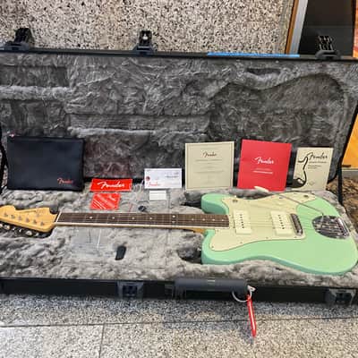 Fender 2018 Ltd Ed Parallel Universe Jazz-Telecaster Electric Guitar, RW FB, Surf Green image 1