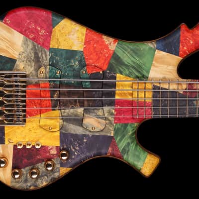 KD "Picasso" 5 string Electric Bass Unique Boutique Handmade image 1