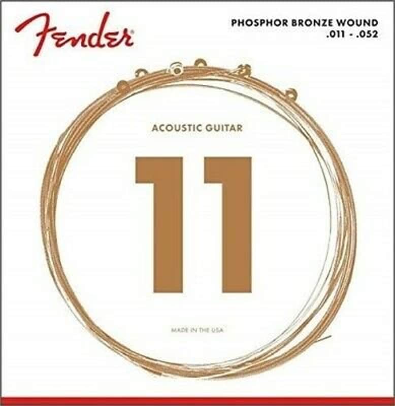Fender Phosopher Bronze Guitar Strings 11-52 image 1