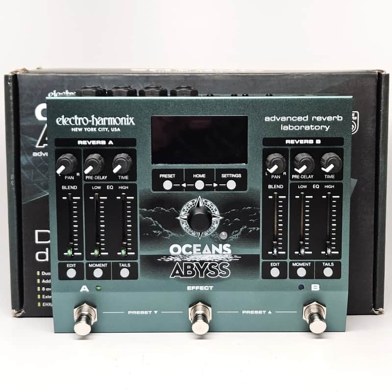 Electro-Harmonix Oceans Abyss Advanced Reverb Laboratory