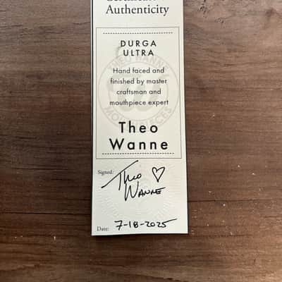 Limited Edition Theo Wanne Ultra Durga Alto Sax Mouthpiece 8 - hand-faced, stainless steel! image 6