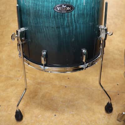 Pearl 4pc Vision Birch Artisan II Shell Pack Emerald Fade Eucalyptus image 6