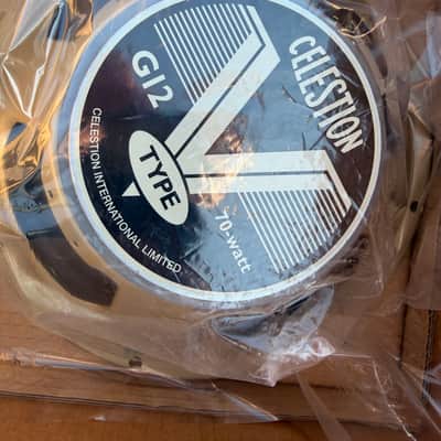 Celestion T5901 V-Type G12 12" 70-Watt 16 ohm Replacement Speaker 2010s - Gold image 2