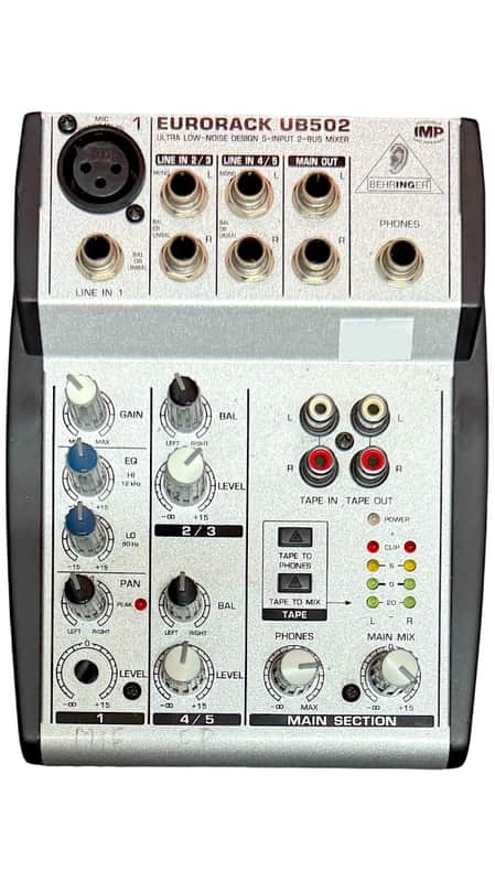 Behringer Eurorack UB502 5-Input 2-Bus Mixer (Used) image 1