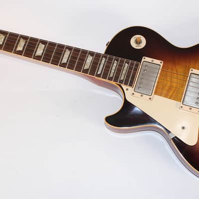 Gibson Custom Shop '59 Reissue • Lefty • 2008 • R9 • VOS • Tobacco Burst Flame Top image 2