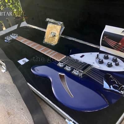 ♚TIMEWARP♚RARE♚2009 Rickenbacker 370-12 String ♚ MIDNIGHT BLUE ! ♚360♚£80 SETUP♚ image 3