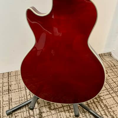 Brewton Les Paul Style Semi-Hollow Body Electric Guitar - Sunburst image 7
