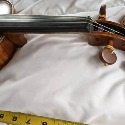 Amati high end copy 7/8 size violin sweet sound pro setup w. case image 9