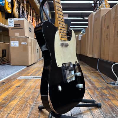 Fender Custom Shop Limited 1953 Telecaster Relic Aged Black w/Tweed Case image 2