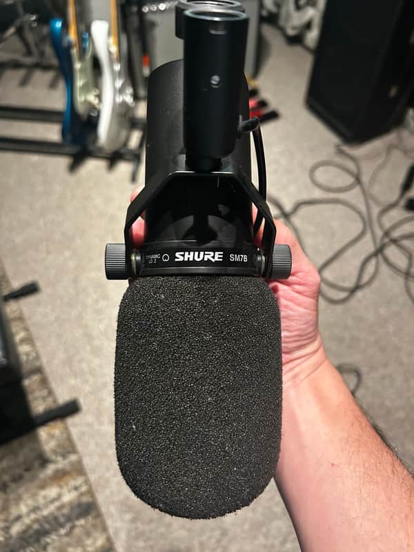 Shure SM7B Cardioid Dynamic Microphone 2001 - Present - Black image 1