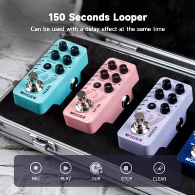 MOOER D7 Delay Guitar Pedal with 6 Different Delay Tape And 150s Looper Recording (Price includes the import duty for US buyer) image 3