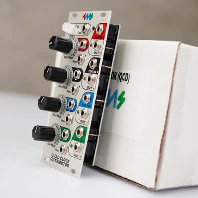 4ms Quad Clock Distributor Eurorack Module w/ Box & Tiptop Stackcables #58556 image 6