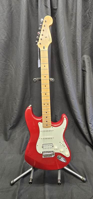 Fender Squier Stratocaster Electric Guitar Made in Mexico - Red image 1