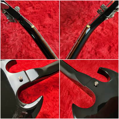 Burny REB-65 Short Scale Set Neck (Gibson EB-3 Model) 1990 - Black - Made In Japan MIJ image 13