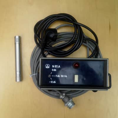 AKG C61 + CK1 capsule, vintage nuvistor tube microphone inc. N61A PSU image 1