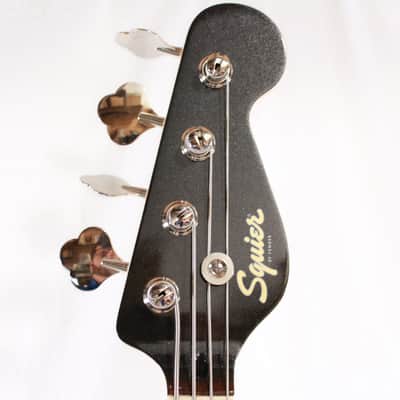 Squier Paranormal Rascal Bass HH Short Scale Electric Bass in Metallic Black image 2