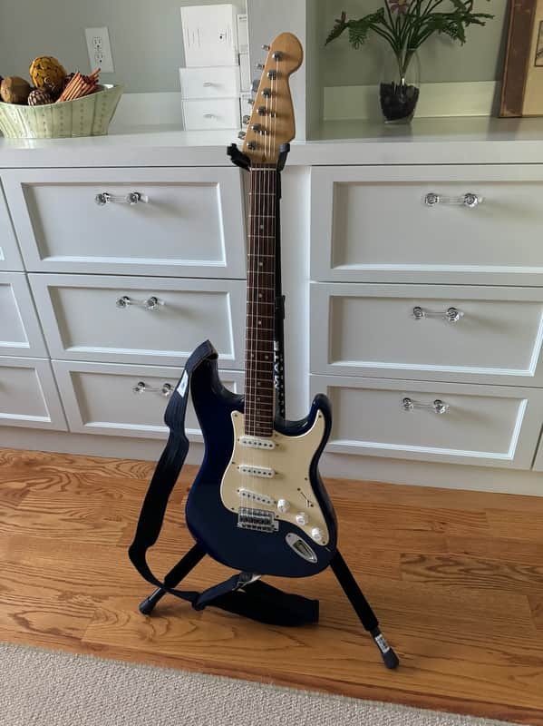 KIt Guitar Fender Copy Stratocaster Style Mid 90's - Blue image 1