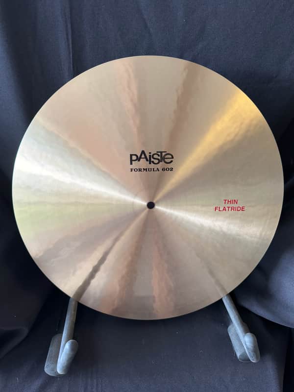 Paiste Formula 602 18" Thin Flat Ride-2021-1449g image 1