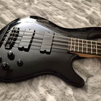Dean Edge 8 - 8-String Double Course Bass - Active - 2006 - Black Gloss image 5