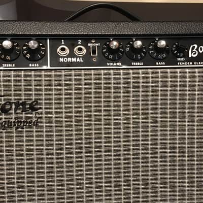 Fender D.A.W. - FluxTone equipped Modified BlackFace Bassman 1967 Black image 4