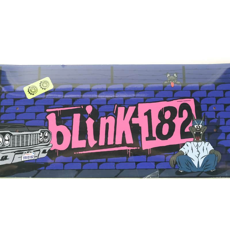 blink-182 Skateboard Deck Owned by Travis Barker | Reverb