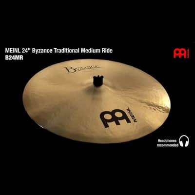Meinl Byzance Traditional Medium Ride Cymbal 24" image 2