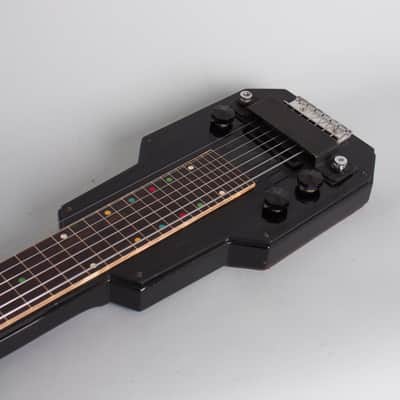 Epiphone  Electar Model M 7-string Lap Steel Electric Guitar (1938), ser. #1668, original tweed hard shell case. image 7