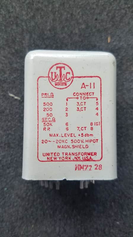 UTC A-11 Audio Input Transformer - Vintage image 1