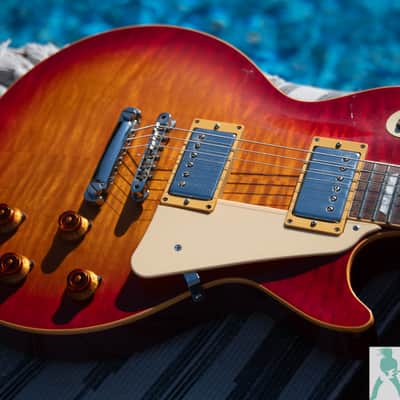 1983 Tokai Love Rock LS-100 - Heritage Cherry Sunburst -'59 Les Paul Standard Copy - Premium Vintage Japan - Pro Set Up w Perfect Frets/Action/Intonation! image 4