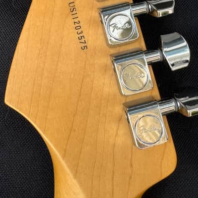 Fender American Stratocaster 2011 Olympic White USA w/ Custom Marbled Pickguard image 15