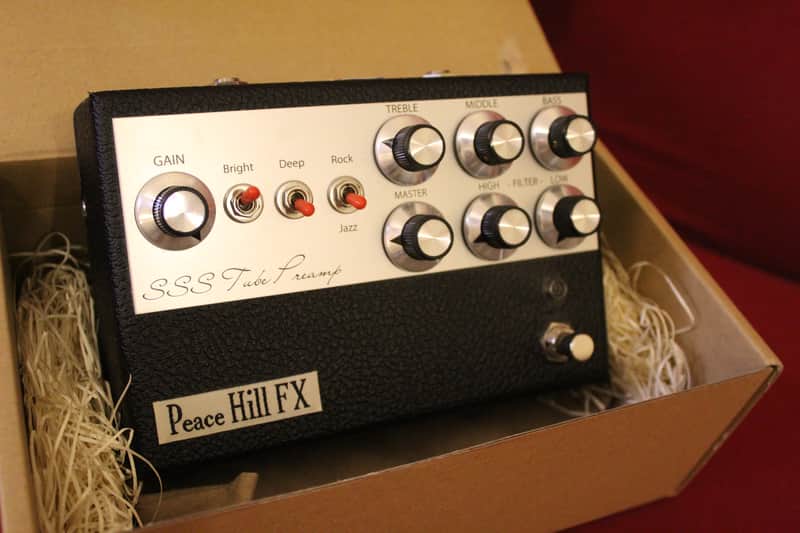 Peace Hill FX  SSS Tube Preamp Dumble style with Black Tolex & Silver Panel image 1